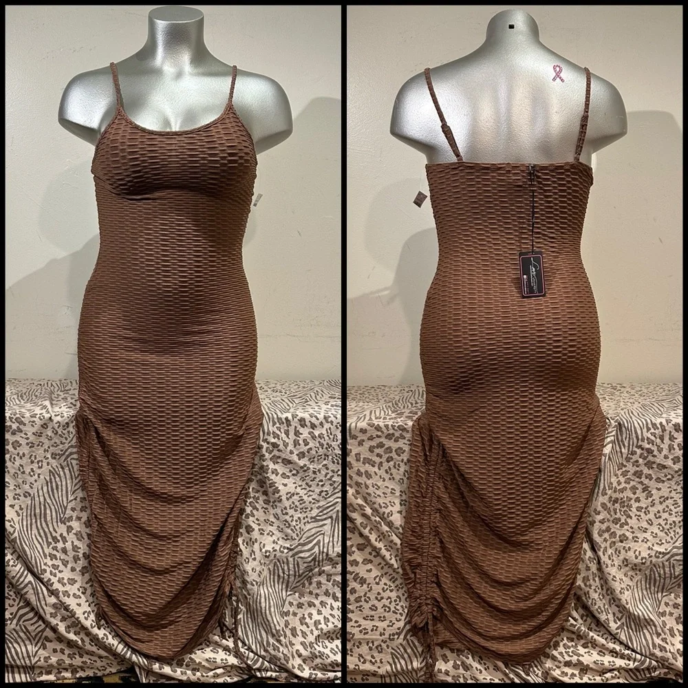 2XL Plus Stretchy Maxi Dress
